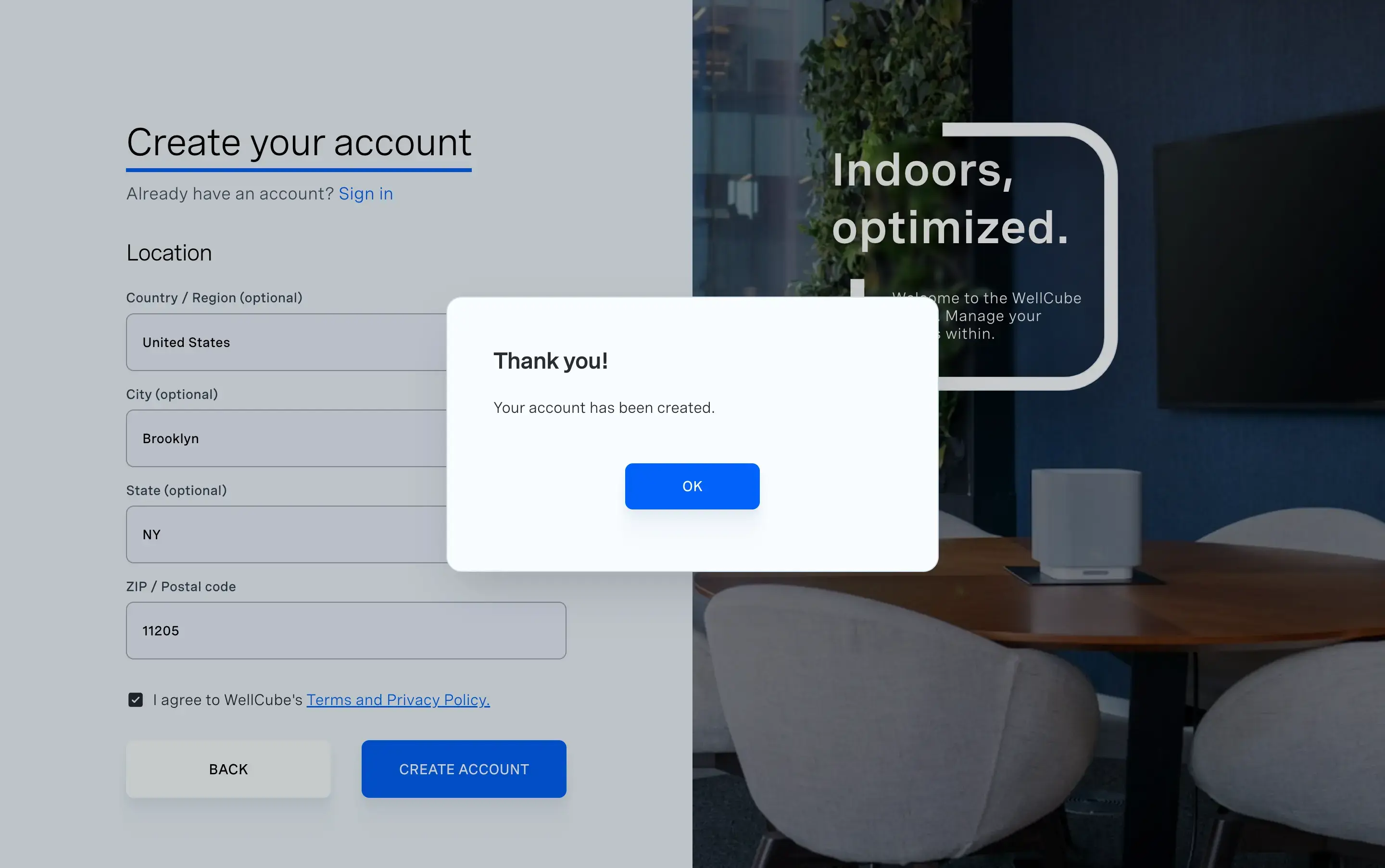 WellCube interface components